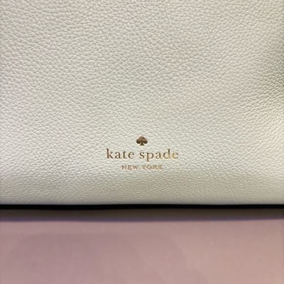 Kate Spade Marti Light Blue Leather Tote & Matching Wallet Set EUC - Picture 4 of 16